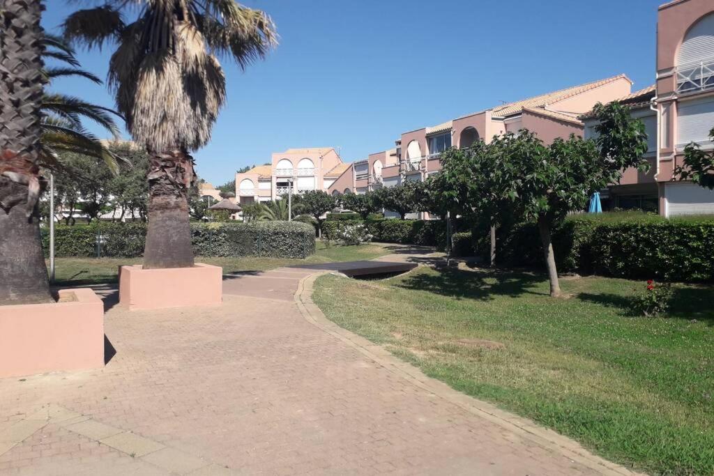 Nid Douillet F2, Clim, Jardin, Piscine, Parking, Plage 200 M Palavas 외부 사진
